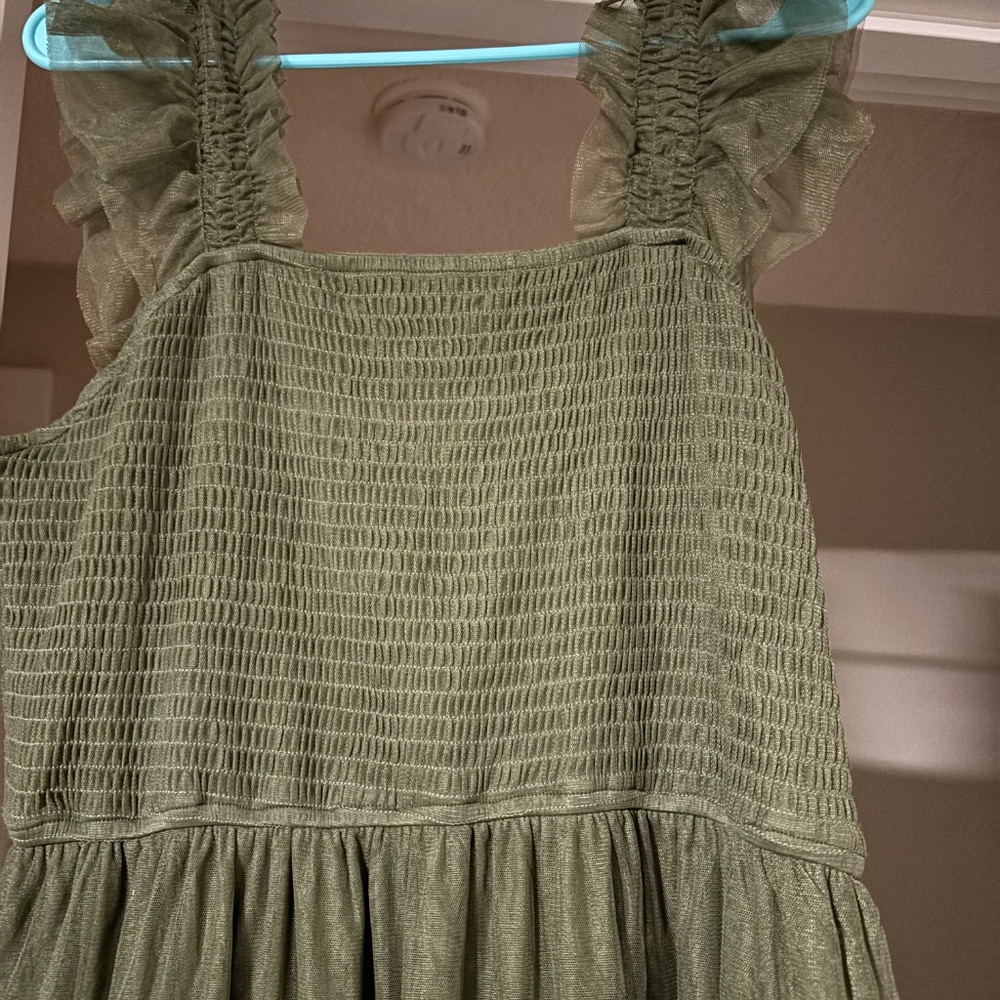 PRETTYGARDEN summer tulle sleeveless midi dress